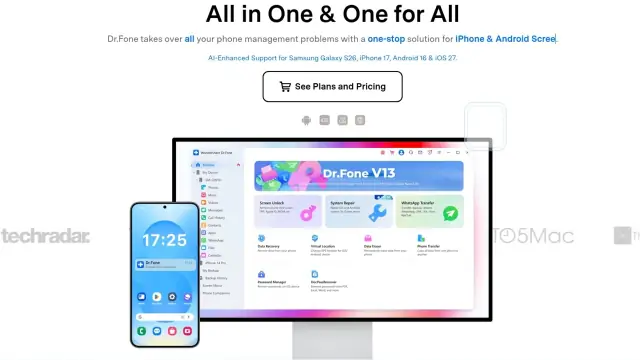 Aperçu de l’interface de Dr.Fone