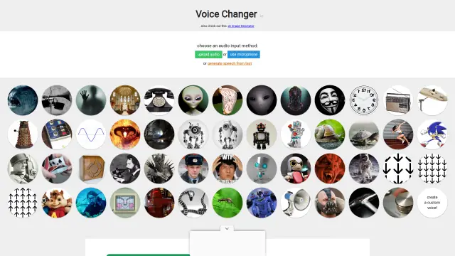 Voice Changer interface preview