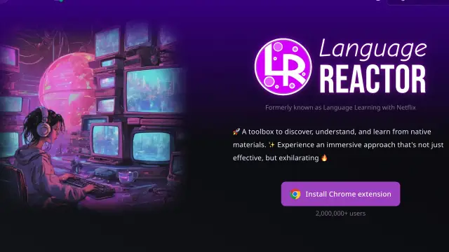 Language Reactor interface preview