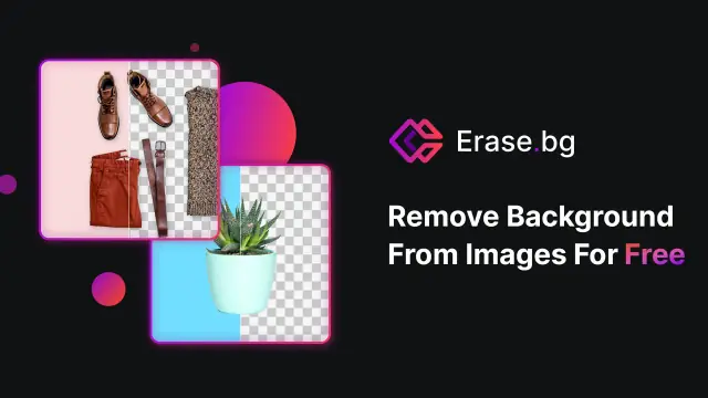 Erase.bg interface preview