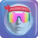 Logotipo do Uncensored AI